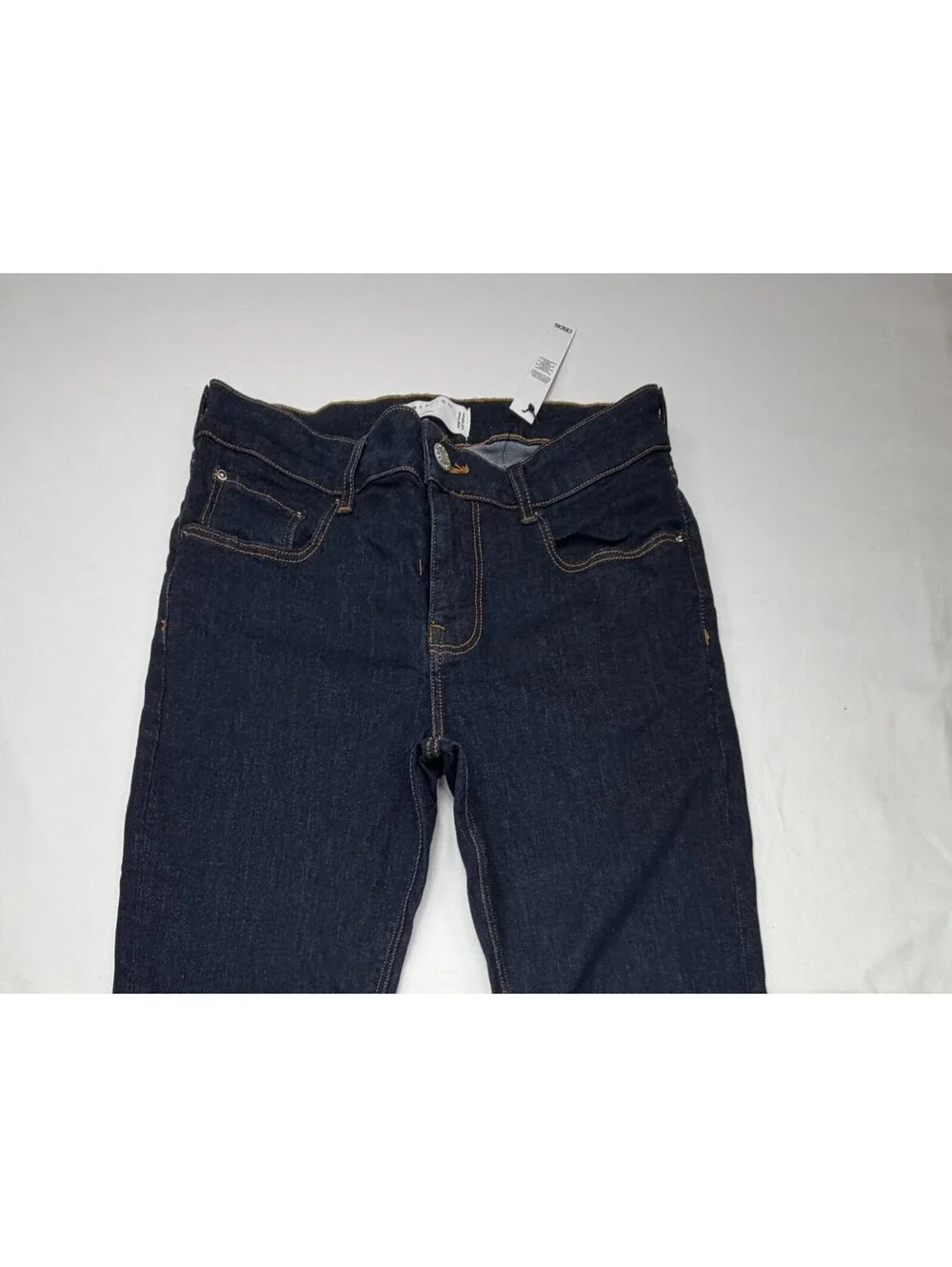 Asos Design Men's Jeans Skinny Solid Mid Rise Denim 5 Pocket Size 28 Blue NWT